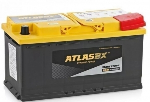 Аккумулятор автомобильный ATLAS AGM SA 60520 105Ah 950A ОП (393x175x190) L6 в Москве