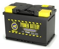  Аккумулятор автомобильный TYUMEN BATTERY STANDARD 6СТ-75 прям.